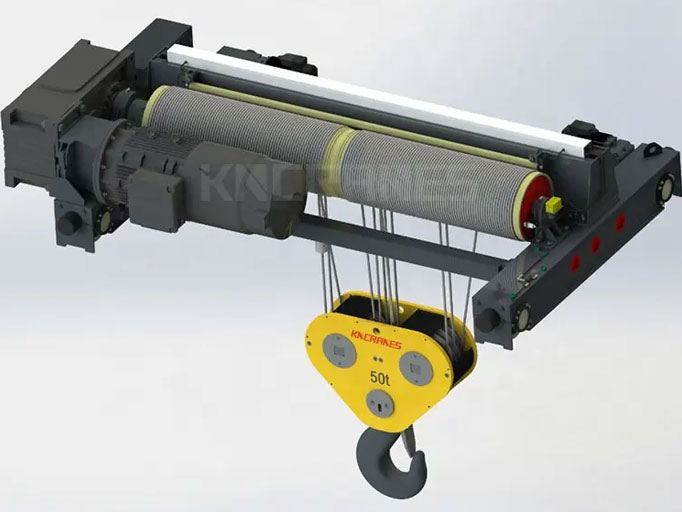 hoist open winch trolley