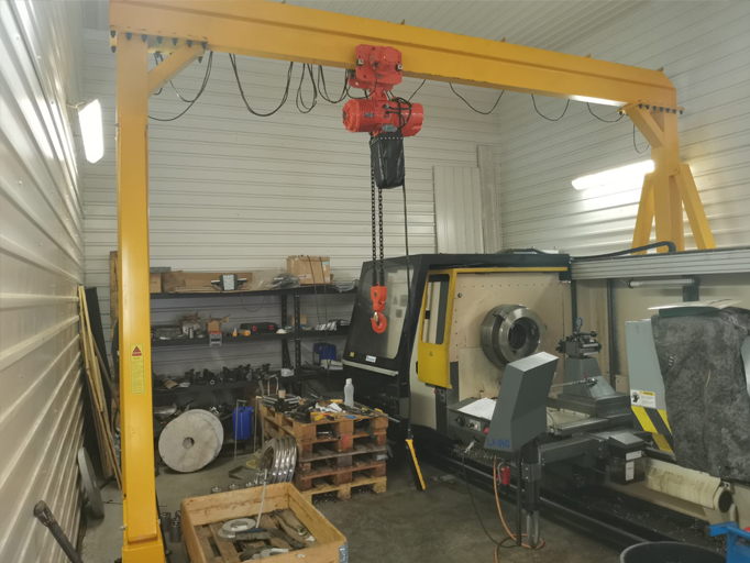 small gantry crane