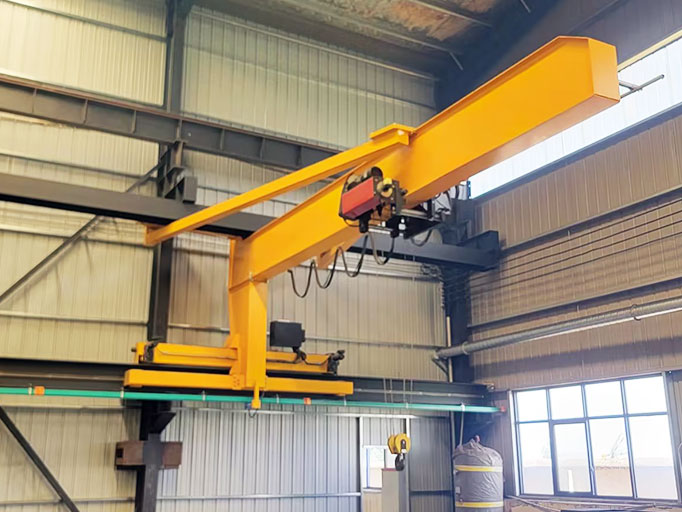 wall travelling jib crane