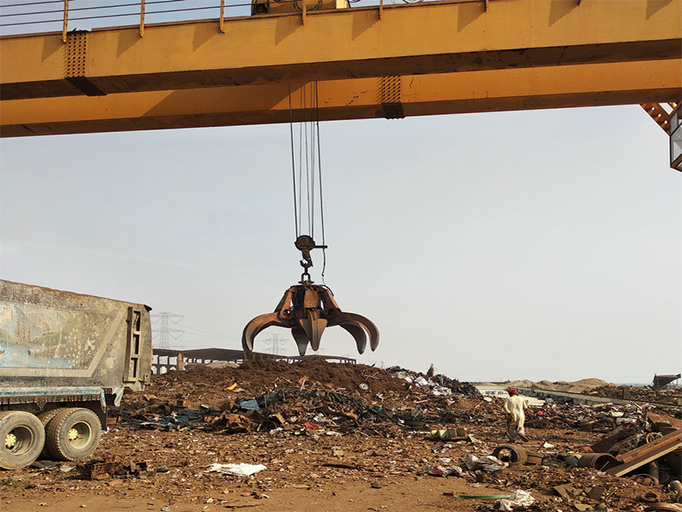 scrap yard gantry crane