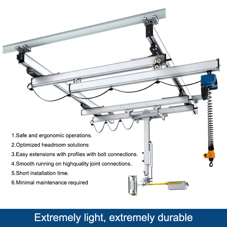 free standing overhead crane advantage