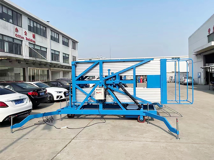 Aluminum alloy lifting platform