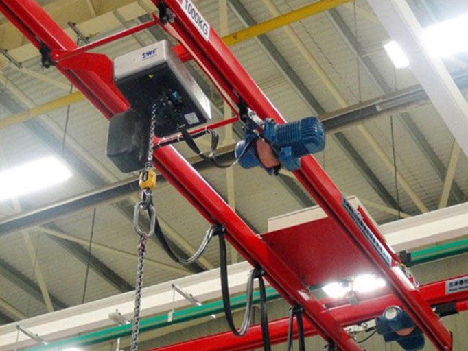 ceiling mounted workstation crane