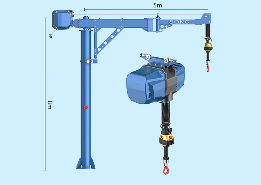 Articulated Jib Crane Design