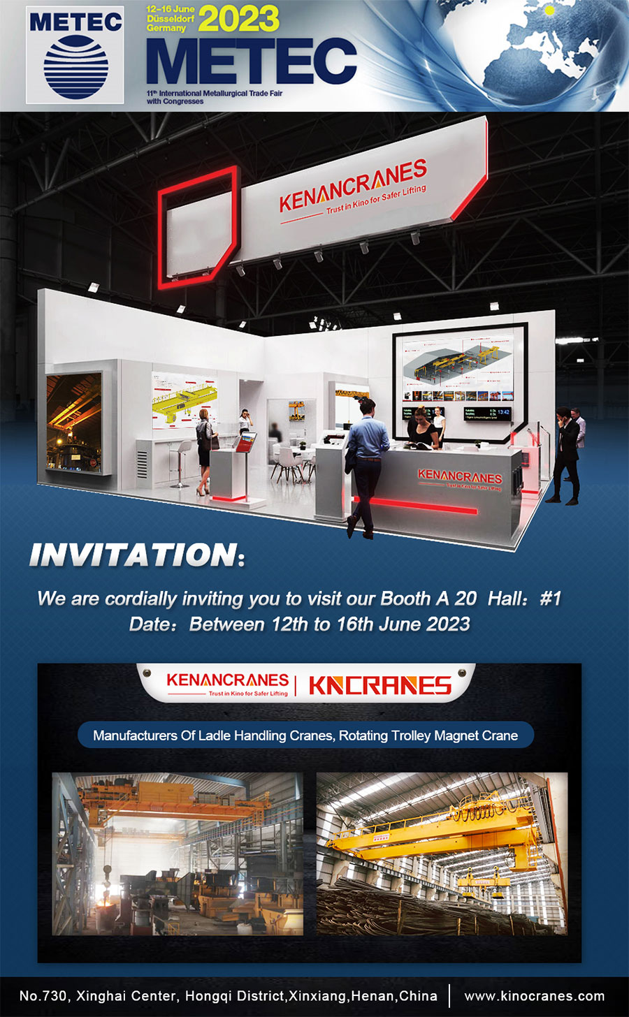 Kinocranes Exhibition Invitation