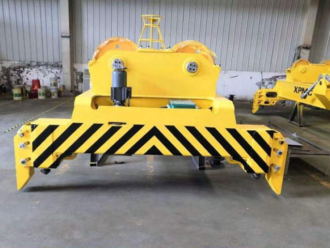 electric container spreader