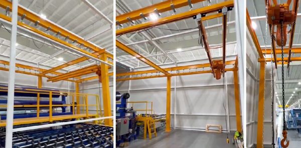 freestanding overhead crane