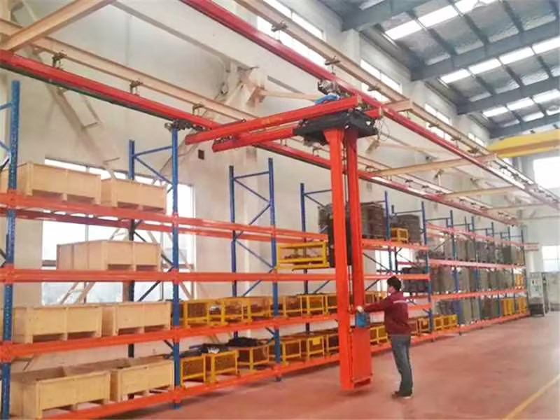warehouse stacker crane