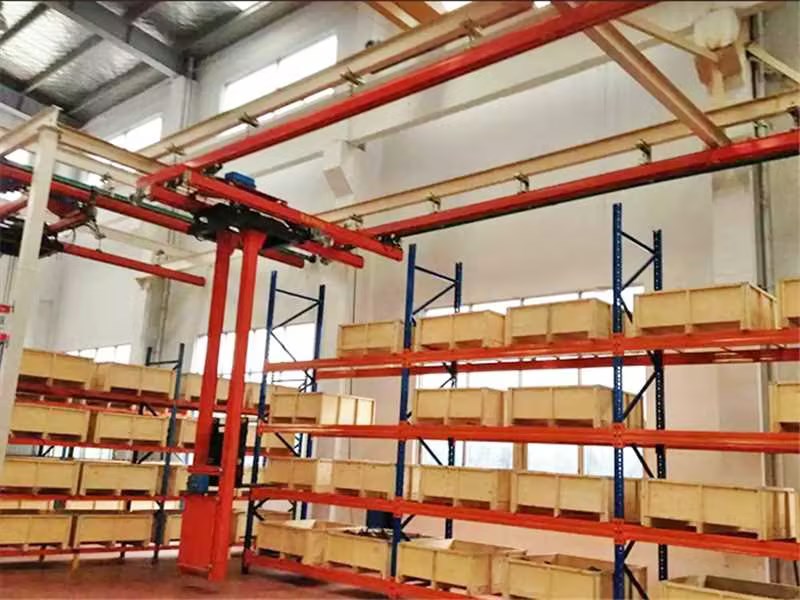 warehouse stacker crane