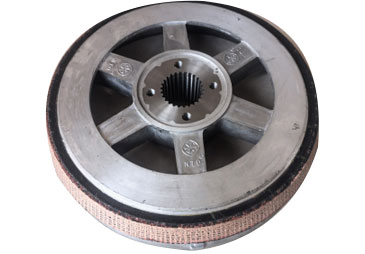 Cone-shaped brake motor brake detail