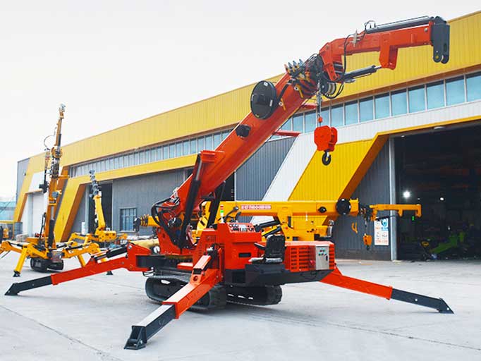 8 ton mini spider crane