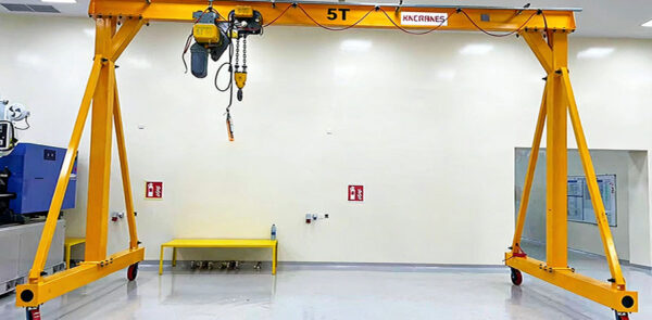 Spain 5-Ton Gantry Crane Supply Project
