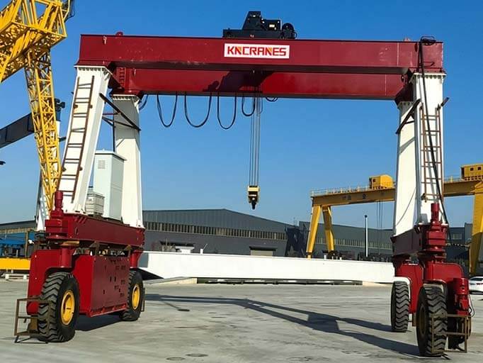 Double Girder Rubber Tyre Gantry Crane