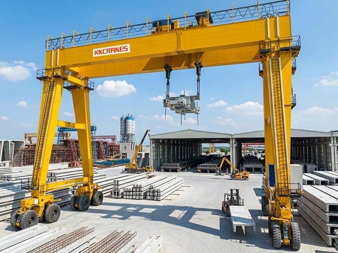 Double Girder Rubber Tyre Gantry Crane