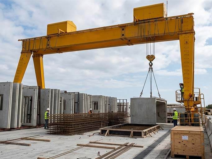 Double Girder Rubber Tyre Gantry Crane