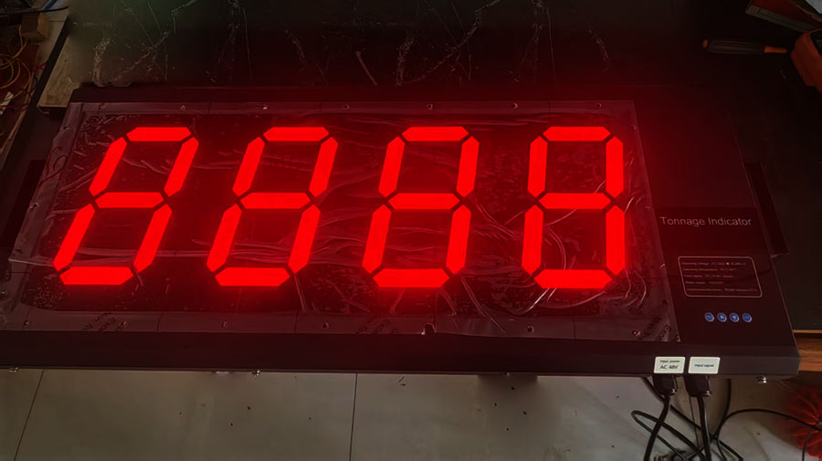 tonnage display