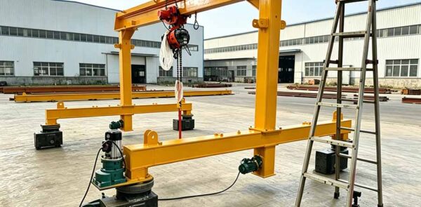 5 Ton Trackless Small Gantry Crane Delivery to Australia
