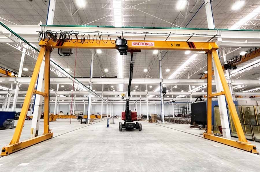 5 Ton European Single Girder Gantry Crane