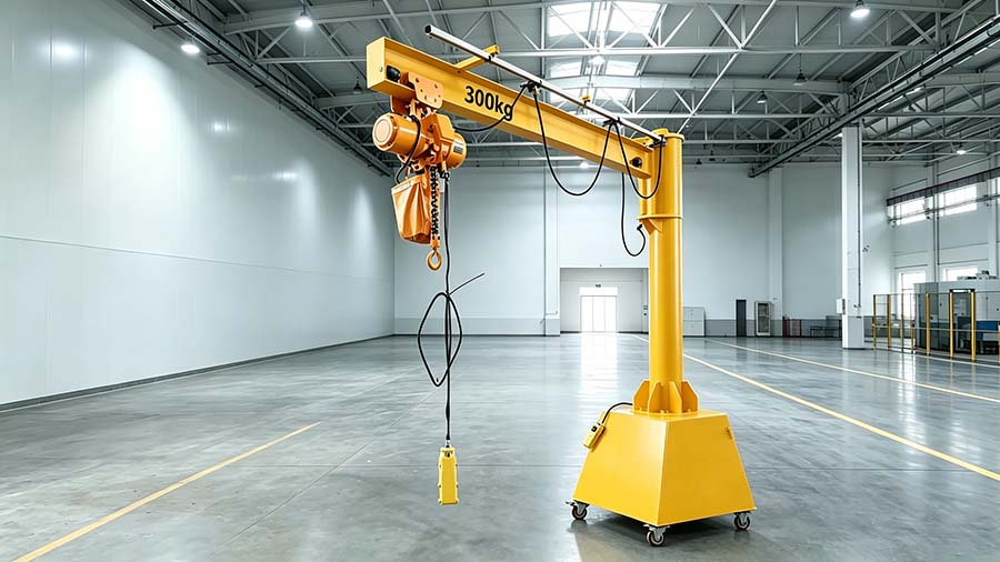 300 KG Mobile Jib Crane