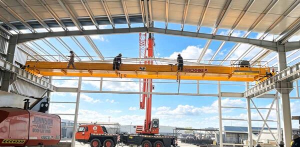 UAE Steel Mill Cold Bed LDA Single Girder and Double Trolley Overhead Crane Project