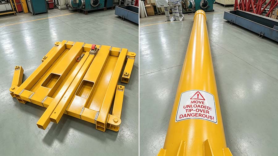 Mobile Jib Crane Column