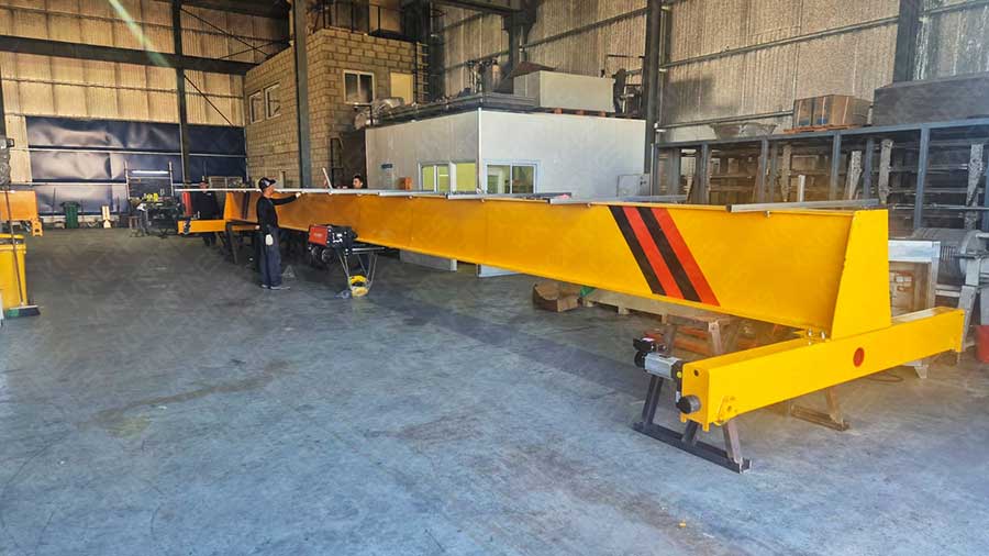 Main girder of the 5 ton European single girder crane before installation