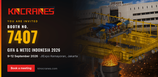 GIFA & METEC Indonesia 2026 Cranes | Booth 7407